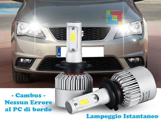 LAMPADE ABBAGLIANTI LED SEAT TOLEDO 2012+ LAMPEGGIO ISTANTANEO 6000K
