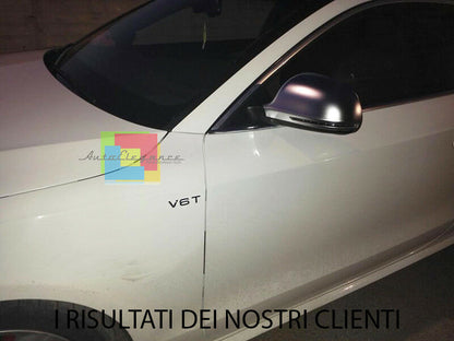 AUDI A4 B8 2008-2010 COPERTURE SATINATE CON FORO FRECCIA SPECCHI CALOTTE SLINE AUTOELEGANCERICAMBI