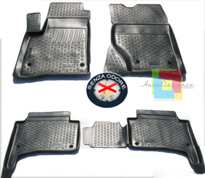 PORSCHE CAYENNE 2010+ SET TAPPETINI AUTO IN GOMMA - TAPPETI TOP QUALITA --