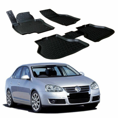 VW JETTA III 2005-2011 TAPPETINI AUTO IN GOMMA - TAPPETI TOP QUALITA -1
