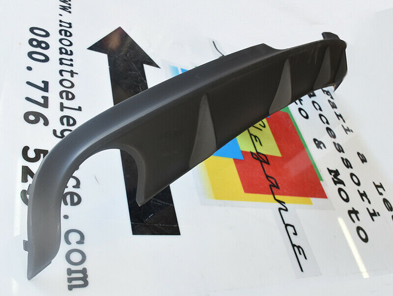 DIFFUSORE SOTTO PARAURTI POSTERIORE PER AUDI TT 8J 2006-2014 DOPPIA USCITA .-