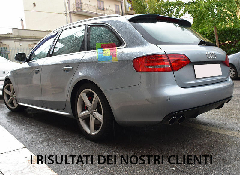 AUDI A4 B8 8K 2007-2012 DIFFUSORE SOTTO PARAURTI POSTERIORE DESIGN S4 RS4 AUTOELEGANCERICAMBI