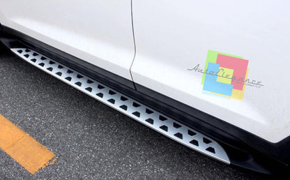 PEDANE LATERALI DESIGN SPORTIVO SOTTO PORTA ACCIAIO HYUNDAI TUCSON TLE 2015+