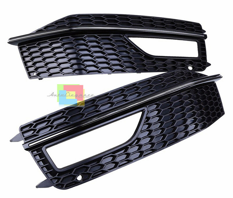 GRIGLIE FENDINEBBIA AUDI A4 B8 2012-2015 LIFT PER PARAURTI SLINE LOOK S4 RS4 .-.