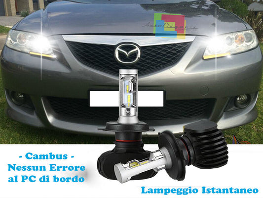 LAMPADE ABBAGLIANTI LAMPEGGIO ISTANTANEO A LED MAZDA 6 2002-2007 CREE