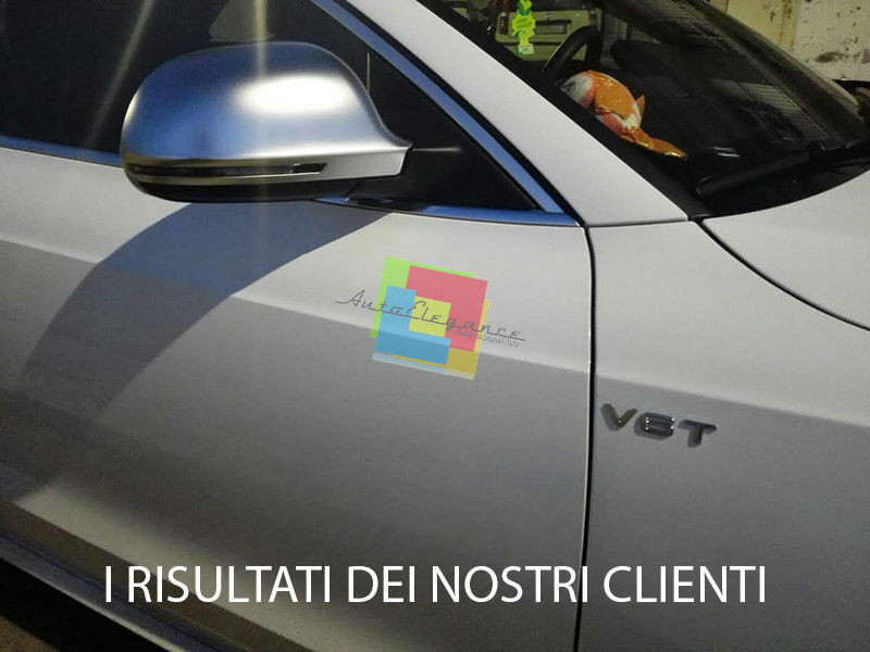 AUDI A6 S6 4F C6 2008-2010 COPERTURE SATINATE SLINE SPECCHI CALOTTE CON FORO AUTOELEGANCERICAMBI