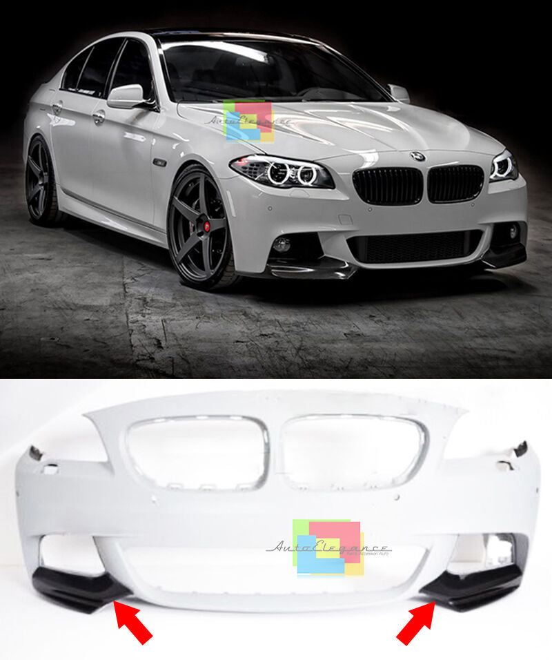 BAFFI SOTTO PARAURTI ANTERIORE BMW SERIE 5 F10 F11 LOOK M - PER PARAURTI M PACK AUTOELEGANCERICAMBI