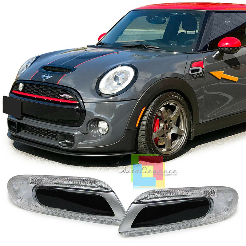 FRECCE LATERALI MINI COOPER S F56 2013 IN POI DESIGN SPORTIVO INDICATORI LED