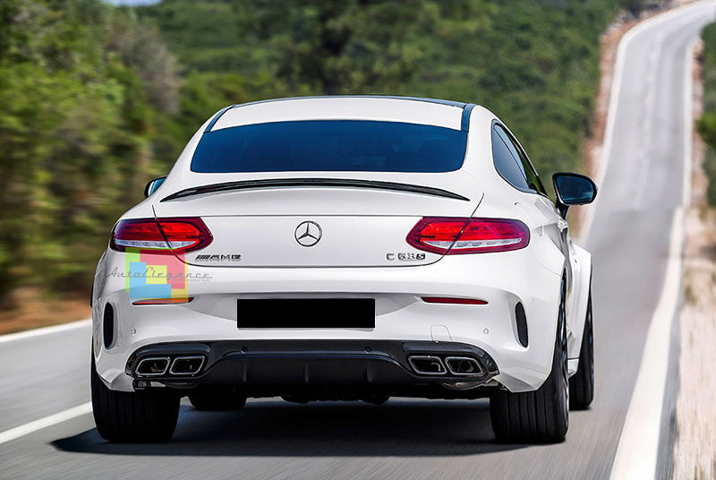 SPOILER POSTERIORE SUL COFANO MERCEDES CLASSE C C205 COUPE LOOK AMG