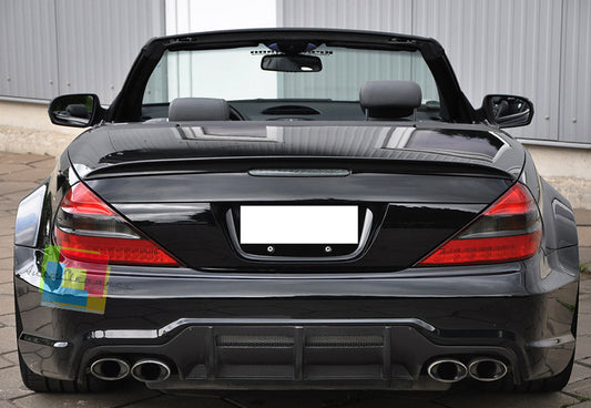 SPOILER POSTERIORE SUL COFANO MERCEDES SL R230 2001-2011 .- TOP QUALITA'