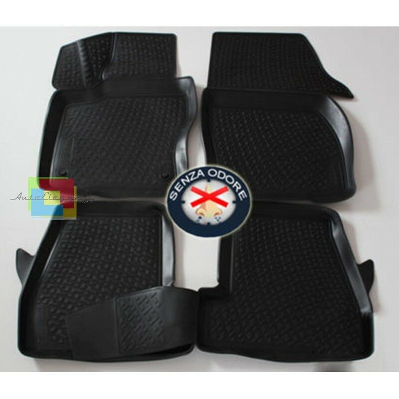 FORD FOCUS MK3 2011-2015 SET TAPPETINI AUTO IN GOMMA - TAPPETI TOP QUALITA -