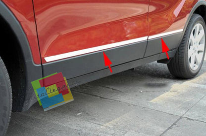 ADHESIVE MOLDINGS OPEL MOKKA 2014+SIDE CHROME STAINLESS STEEL