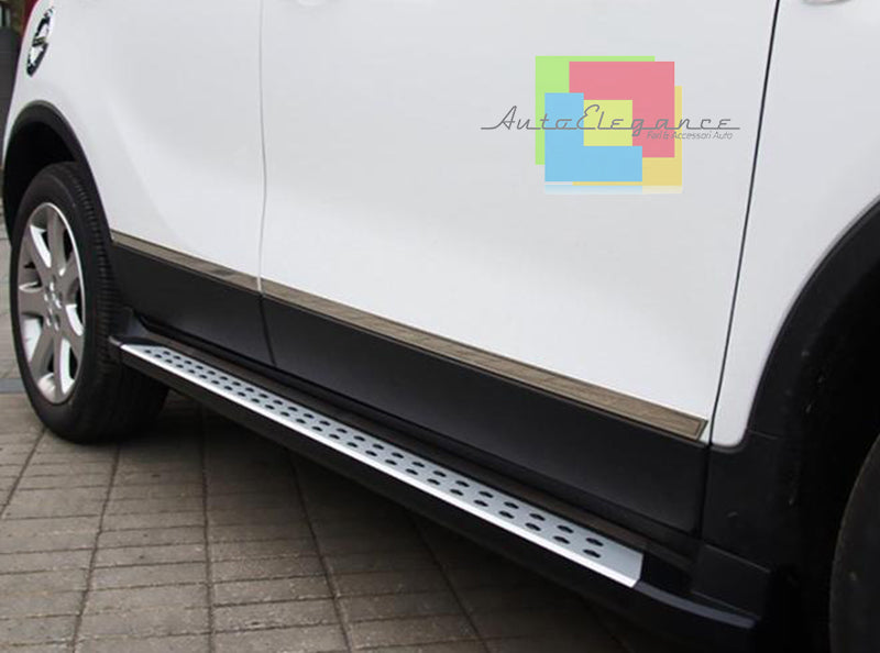 ADHESIVE MOLDINGS OPEL MOKKA 2014+SIDE CHROME STAINLESS STEEL