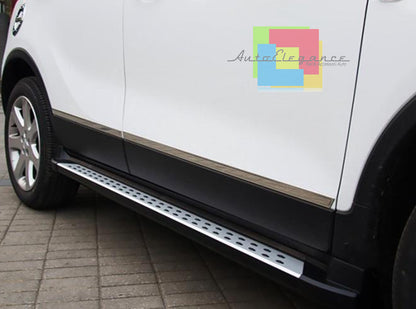 ADHESIVE MOLDINGS OPEL MOKKA 2014+SIDE CHROME STAINLESS STEEL