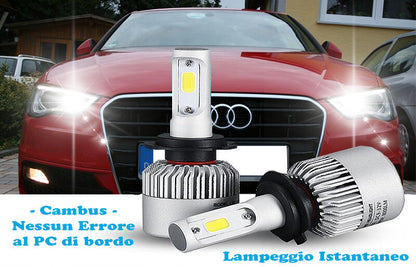 LAMPADE CAMBUS ABBAGLIANTI A LED BIANCO 6000K NO ERROR AUDI A3 8V 2012+