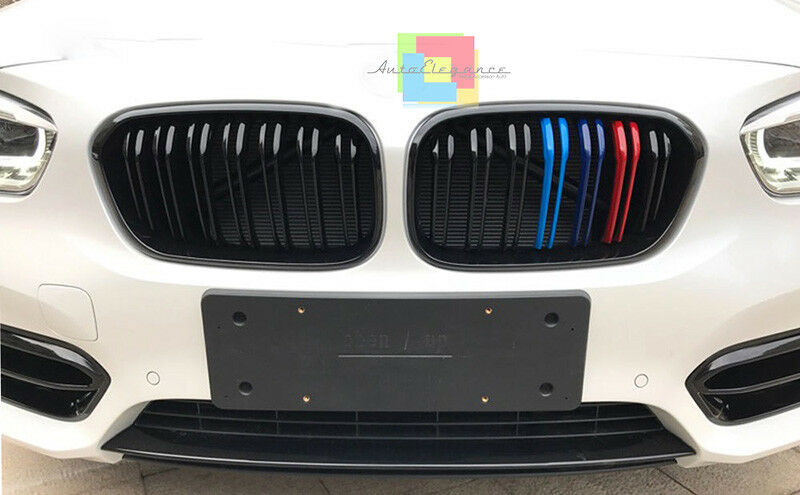 GRIGLIA ANTERIORE 3 COLORI M DOPPIA FASCIA BMW SERIE 1 F20 F21 2014-2017 LIFT .-