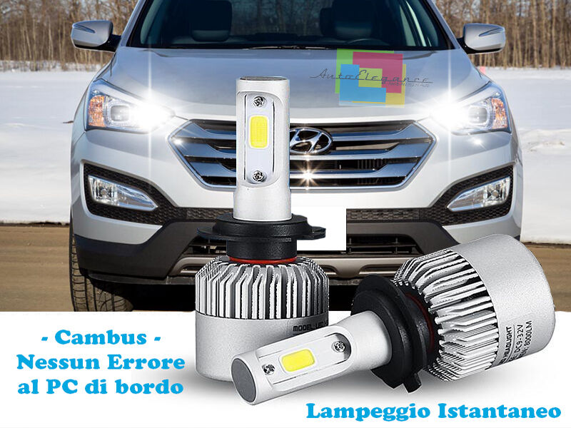 HYUNDAI GRAND SANTA FÉ LED HIGH BEAM LAMPS INSTANT FLASH 6000K CREE