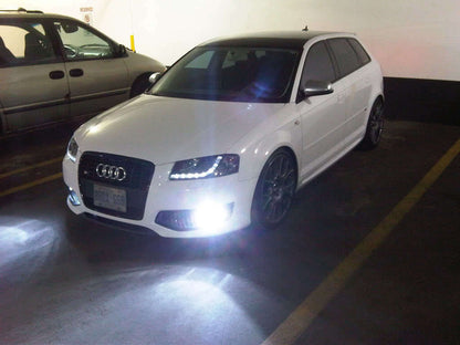 H11 LED FOG LIGHTS CREE RESISTANCE CANBUS 6000K AUDI A3 8P 2008-2012