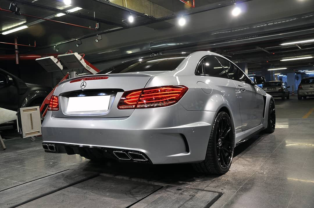 MERCEDES CLASSE E COUPE C207 2009-2016 SPOILER COFANO POSTERIORE ABS LOOK AMG