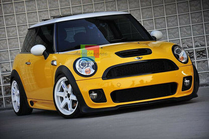 AIR INTAKE ON THE HOOD GLOSS BLACK MINI COOPER R55 R56 R57 06-13 HONEYCOMB .-