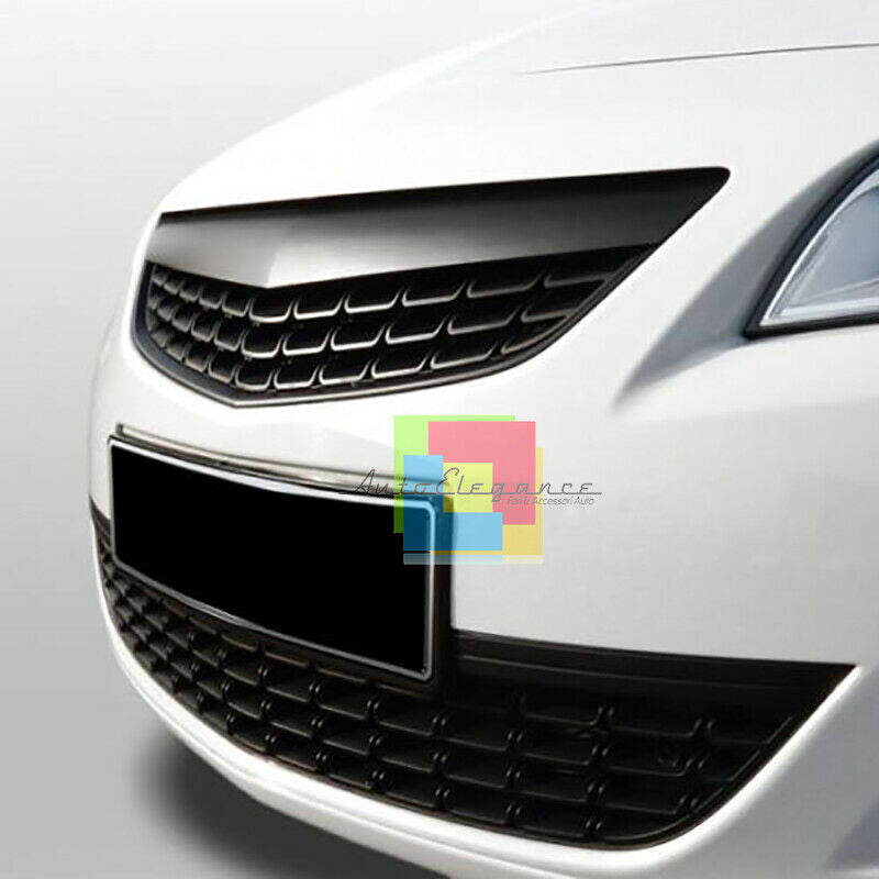 GRIGLIA ANTERIORE NERA SENZA LOGO OPEL ASTRA J 5 PORTE 2009-2012 MASCHERINA