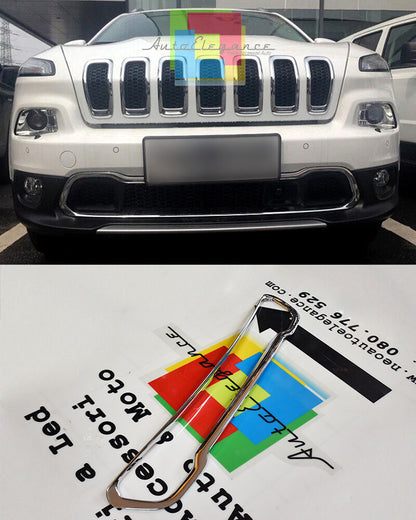 JEEP CHEROKEE 2014-2017 MODANATURA CORNICE PRESA D'ARIA ANTERIORE CROMATA