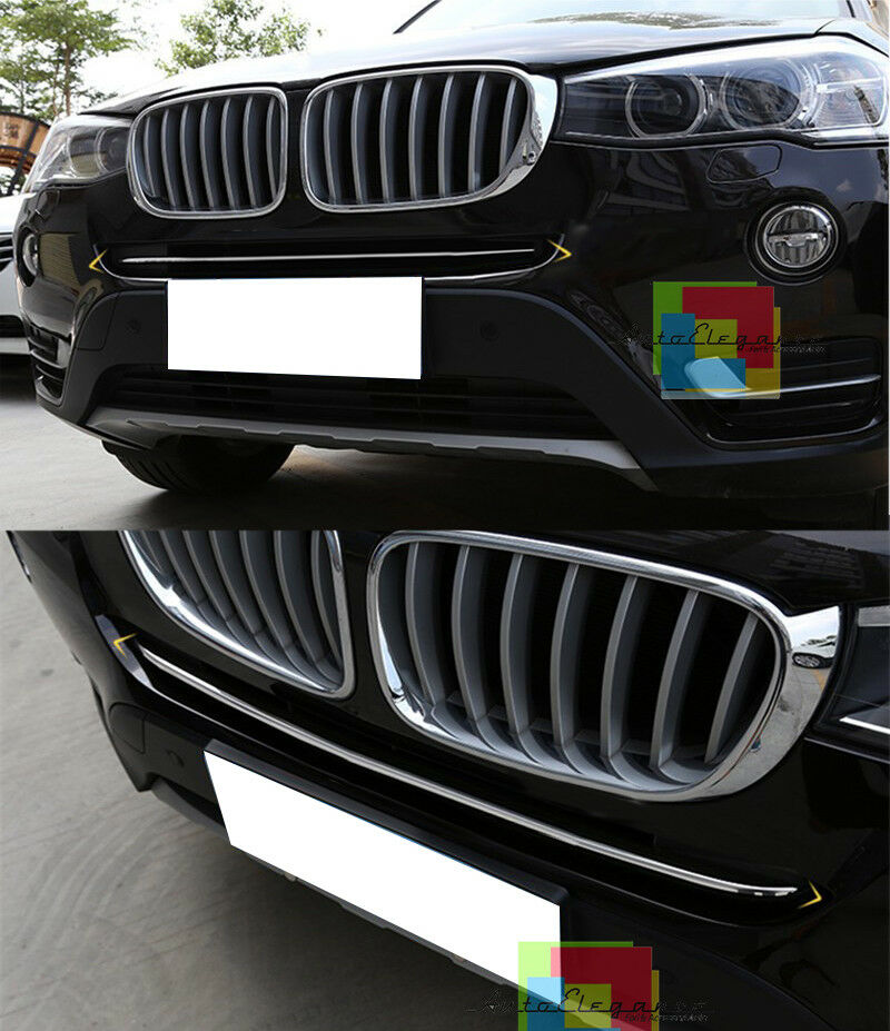 BMW X3 F25 2014 LIFT IN POI MODANATURA ANTERIORE CROMATURA ADESIVA IN ABS AUTOELEGANCERICAMBI