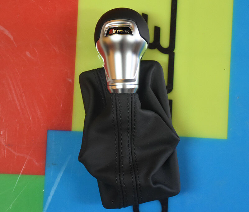 POMELLO CROMATO AUDI Q5 2009-2012 CAMBIO AUTOMATICO IN CUOIO LOOK S-TRONIC