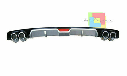 VW GOLF 4 IV 97-04 UNDER REAR BUMPER DIFFUSER FOUR TIP ABS -