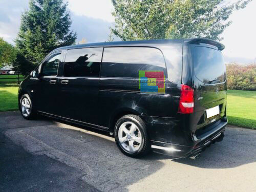 SPOILER POSTERIORE TETTO PER MERCEDES VITO W447 2014 IN POI .-