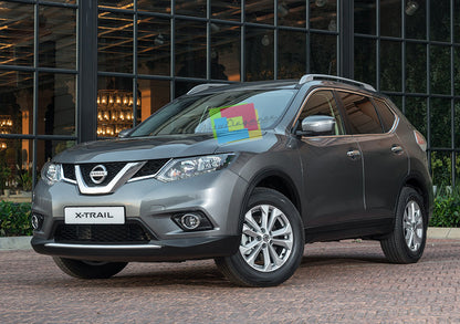 MODANATURA ADESIVA NISSAN X-TRAIL 2014+ CROMATURA GRIGLIA ANTERIORE ACCIAIO