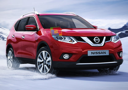MODANATURA ADESIVA NISSAN X-TRAIL 2014+ CROMATURA GRIGLIA ANTERIORE ACCIAIO