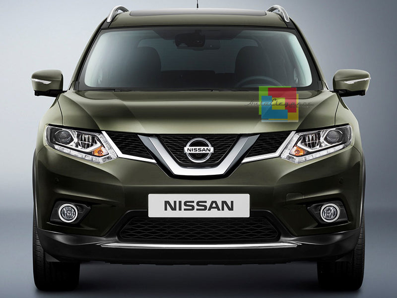 MODANATURA ADESIVA NISSAN X-TRAIL 2014+ CROMATURA GRIGLIA ANTERIORE ACCIAIO
