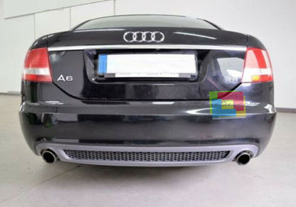 S LINE REAR DIFFUSER - AUDI A6 4F C6 SALOON 2004-2008 UNDER BUMPER