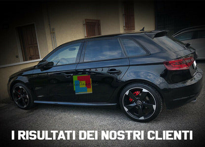 MINIGONNE LATERALI AUDI A3 8V SPORTBACK 2012+ SPOILER SOTTO PORTA LOOK S3 S-LINE