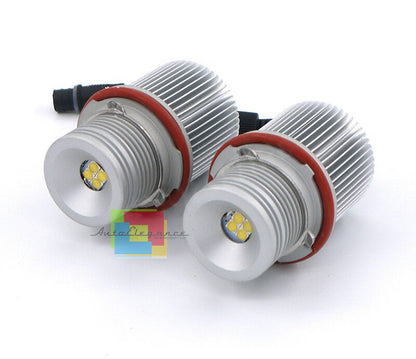 LAMPADE ANGEL EYES BMW Z3 40W 6000K LED BIANCO GHIACCIO NO ERROR .-