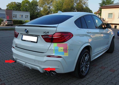 DIFFUSORE ACS POSTERIORE BMW X4 F26 DAL 2014+ SPOILER SOTTO PARAURTI M TECH