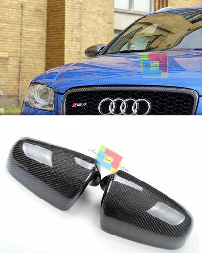 CALOTTE SPECCHI Audi A3 8P A4 S4 B5 B6 B7 4B SPECCHIETTI RETROVISORI IN CARBONIO AUTOELEGANCERICAMBI