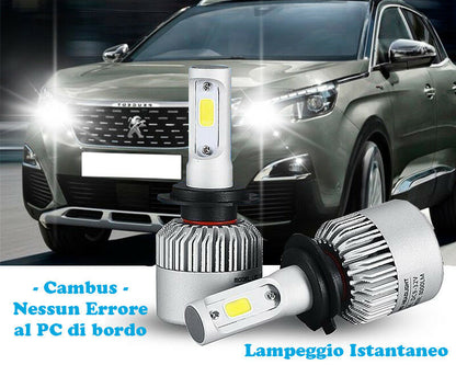 LAMPADE ABBAGLIANTI LED PEUGEOT 3008 MK2 2016 IN POI ISTANTANEO CREE