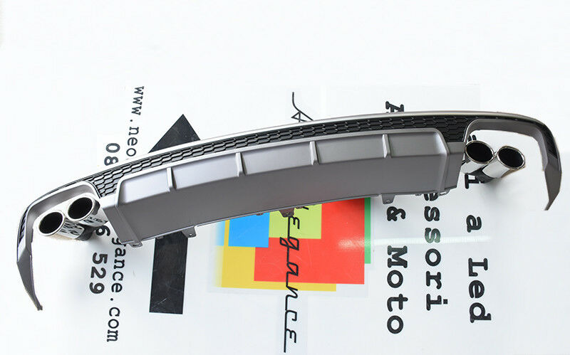 SOTTO PARAURTI AUDI A6 4G C7 2015-2018 DIFFUSORE POSTERIORE S6 & TERMINALI