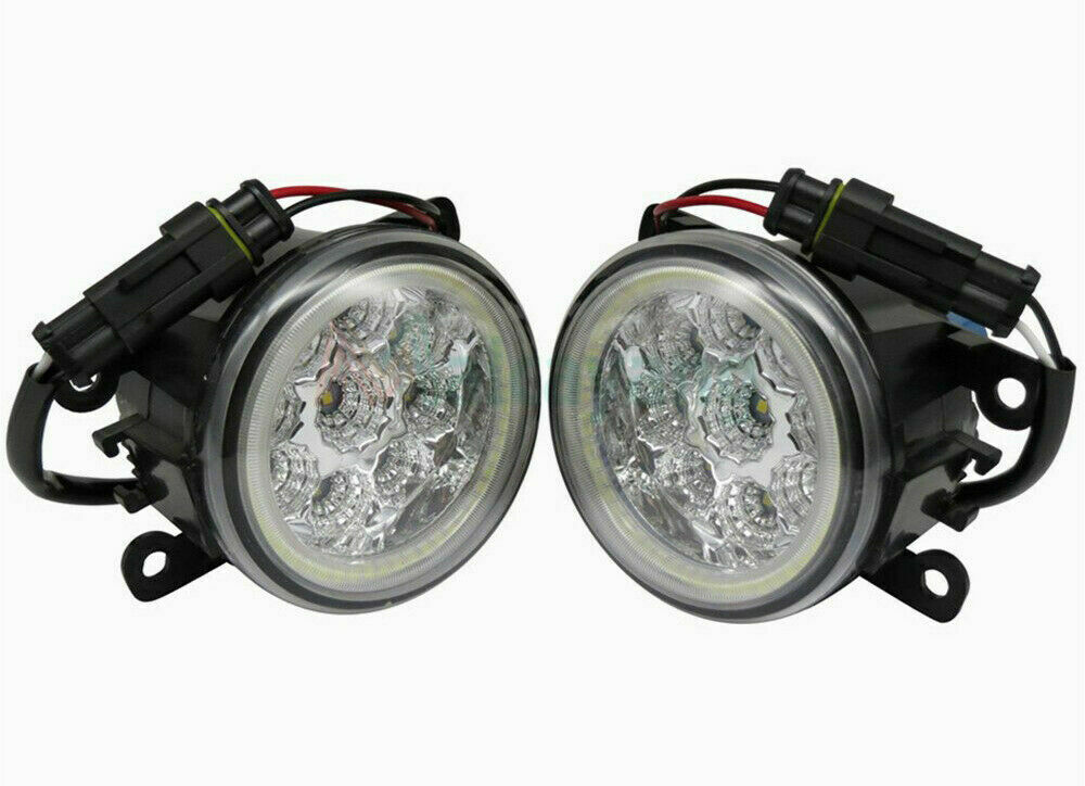 Dacia Duster Logan Sandero COPPIA FENDINEBBIA DIURNE ANGEL EYES FULL LED AUTOELEGANCERICAMBI