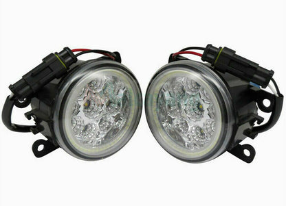 Dacia Duster Logan Sandero COPPIA FENDINEBBIA DIURNE ANGEL EYES FULL LED AUTOELEGANCERICAMBI
