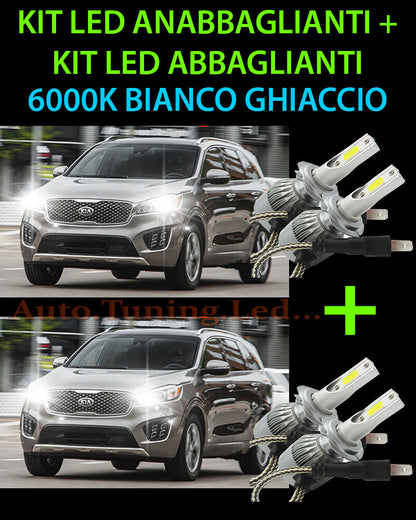 KIT LED LAMPADE ABBAGLIANTI & ANABBAGLIANTI PER KIA SORENTO 2014+ -.