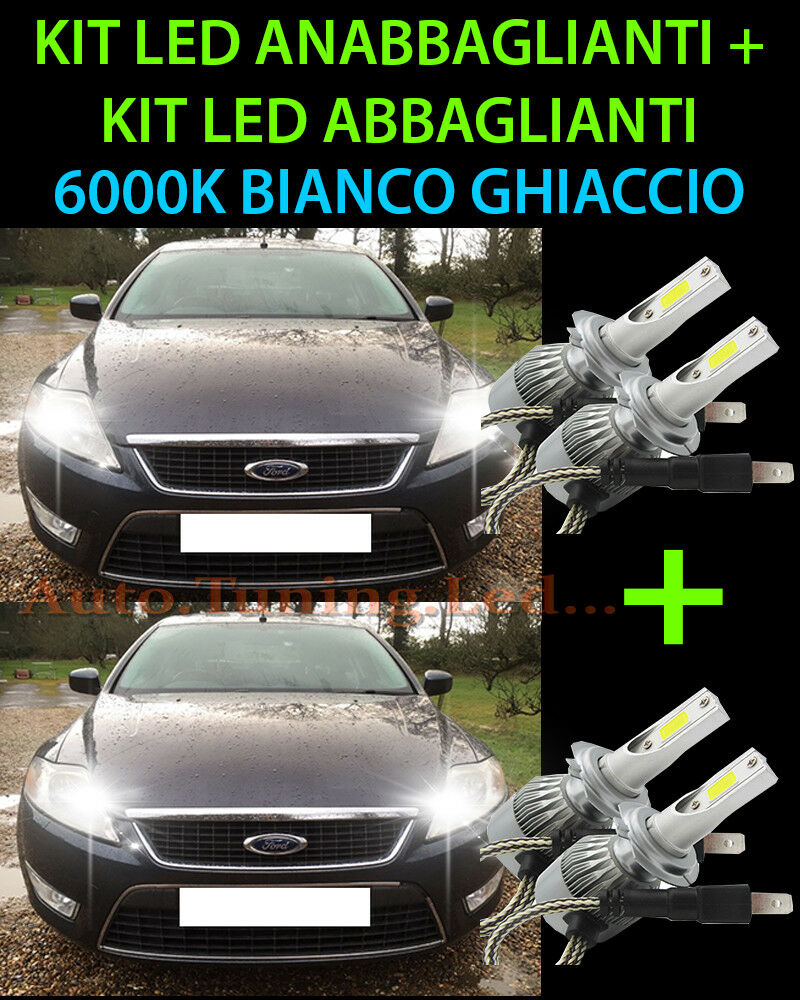 KIT LED LAMPADE ABBAGLIANTI & ANABBAGLIANTI PER FORD MONDEO 2008-2015 -.