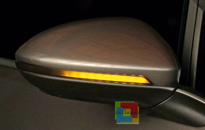 VW GOLF 7 / 7.5 2012 ONWARDS DYNAMIC LED INDICATOR FOR SIDE MIRRORS SMOKE LOOK