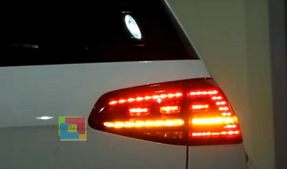 VW GOLF 7 VII DAL 2012 IN POI COPPIA FARI POSTERIORI FRECCIA LED DESIGN GTI .-