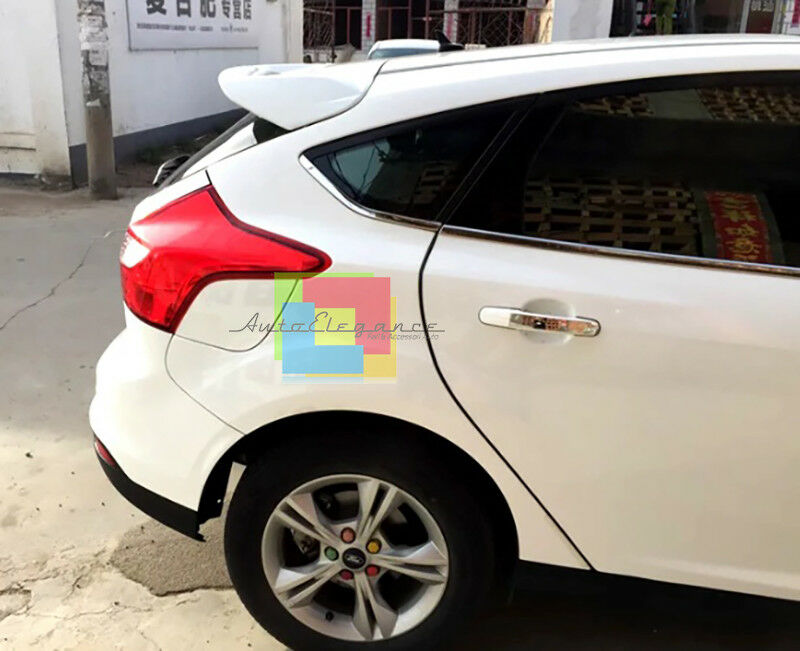 SPOILER POSTERIORE TETTO BIANCO FORD FOCUS III 5 PORTE 2011-2015 LOOK ST -