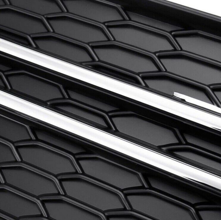 AUDI A4 B9 2015+ GRIGLIE FENDINEBBIA NIDO D'APE RS4 PARAURTI SLINE PROFILI CROM AUTOELEGANCERICAMBI