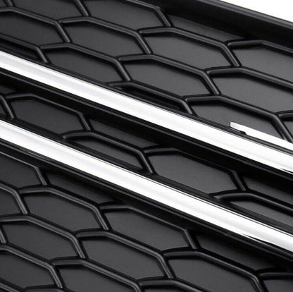 AUDI A4 B9 2015+ GRIGLIE FENDINEBBIA NIDO D'APE RS4 PARAURTI SLINE PROFILI CROM AUTOELEGANCERICAMBI