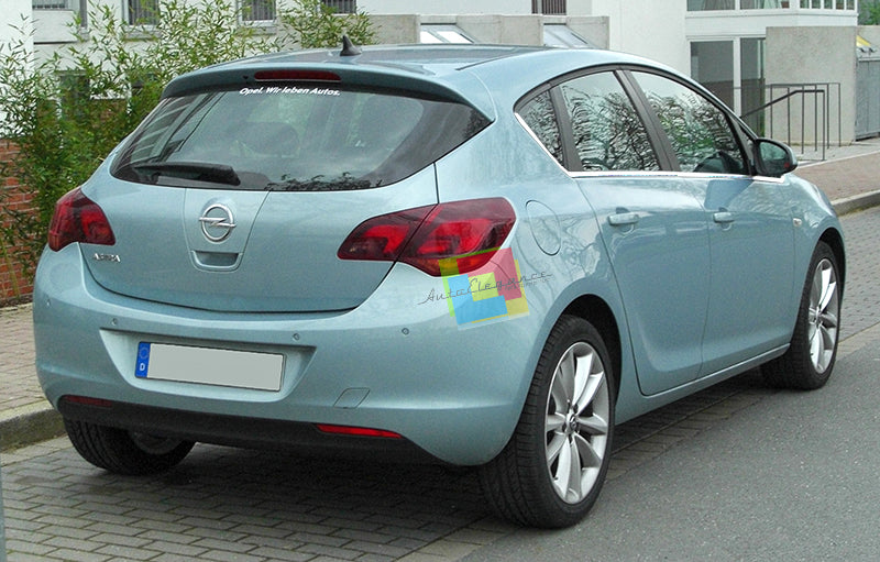 CORNICE FINESTRINI CROMATA OPEL ASTRA J 2010-2014 MODANATURE ADESIVE ACCIAIO AUTOELEGANCERICAMBI